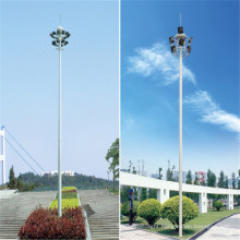 30m Sports Stadium High Mast Lighting Pole with Artificial Ladder